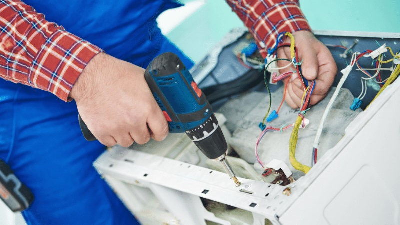 Kula Maktek Maktek çamaşır makinesi kart tamiri – Su almama arızası orijinal parça ile giderildi. - Teknik servis örneği